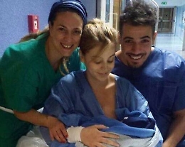 E’ nato il figlio del tronista catanese Aldo Palmeri e di Alessia Cammarota