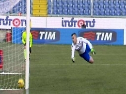 Il Palermo pareggia in casa della Samp ma protesta per un gol fantasma