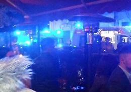 Rissa e principio d’incendio notte movimentata al “Cantiniere”