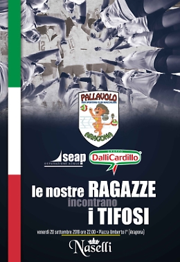 La Seap Dalli Cardillo Volley Aragona incontra i tifosi