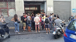 Protesta del comitato Reddito-Casa-Lavoro davanti al Cpi di Catania