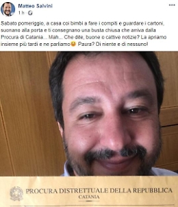 La Procura di Catania chiede l'archiviazione per Salvini