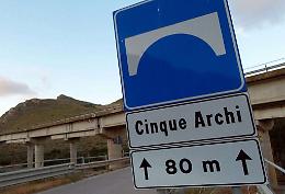 Lavori sul ponte Cinque Archi nell'A19, consegnati gli interventi da 7 milioni: ecco quanto dureranno i cantieri