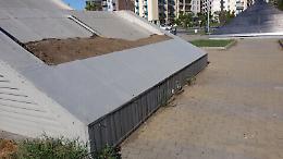 Ripulito piazzale Cannavò da scritte e scarabocchi. Domani la rimozione dello sfregio al murales