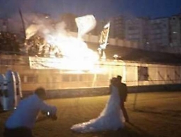 Ultras dell&rsquo;Akragas si sposano e fanno festa allo stadio Esseneto