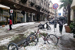 Vento e grandine: danni a Catania e provincia