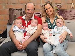 Tornano a casa i gemellini da record. Festa a S.Agata Li battiati