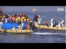 Soccorso barcone dell'orrore con 40 morti nella stiva