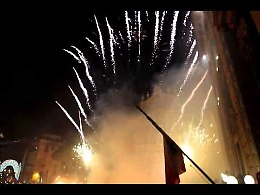 Sant'Agata, il video dei fuochi del 3 in piazza Duomo