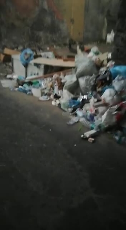 Catania:  zona di piazza Palestro nel degrado