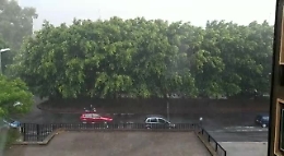 Meteo, violento temporale su Catania