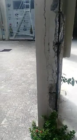 Vizzini (CT):  struttura fatiscente e pericolante al cimitero