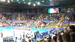 Volley femminile, Italia Belgio: l'inno cantato a Catania è da brividi