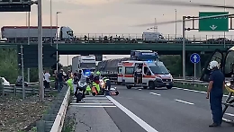 Catania, incidente stradale sulle bretella per l'aeroporto: l'arrivo dell'elisoccorso