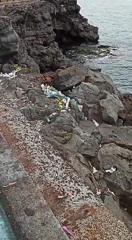 Lungomare di Catania: l'inciviltà è indescrivibile