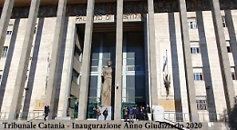 Catania, l'inaugurazione dell'anno giudiziario 2020