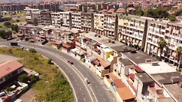 Catania, via Pantelleria dall'alto ripresa dall'elicottero dei carabinieri