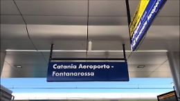 Catania, in treno fino all'aeroporto: la stazione è quasi pronta