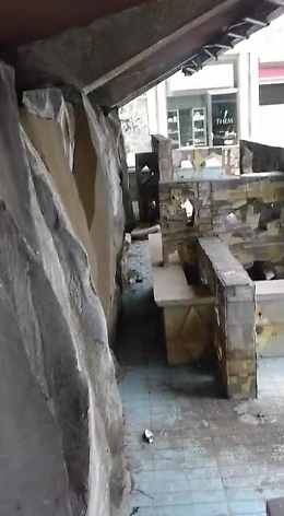 Catania, lo stato di degrado di Largo Paisiello