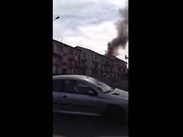 Catania, mansarda a fuoco a Nesima