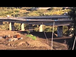 Viadotto Himera,lavori di demolizione