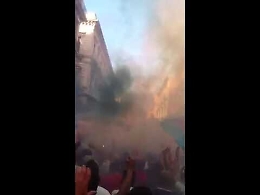 La protesta dei tifosi del Catania