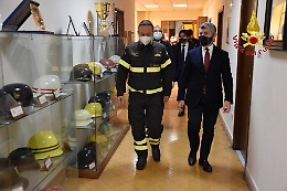 Visita del sottosegretario di Stato al Comando VV.F. di Palermo