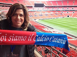 Catania Calcio, l'omaggio a Stefania Sberna: «Lutto al braccio in partita con la Cavese»