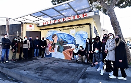 Catania, inaugurati i murales all'Help Center della Caritas