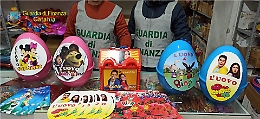 Giocattoli e uova di Pasqua col marchio CR7 contraffatto: commerciante nei guai