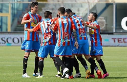 Serie C, il Catania ribalta e asfalta il Potenza centrando la quarta vittoria di fila