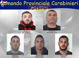 Operazione Centuari, le foto degli arrestati per la sparatoria a Librino