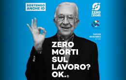Anche l'attore catanese Tuccio Musumeci per la campagna “Zero morti sul lavoro”