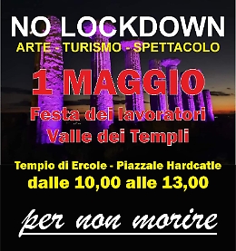 Coronavirus, Primo Maggio di protesta ad Agrigento contro il coprifuoco