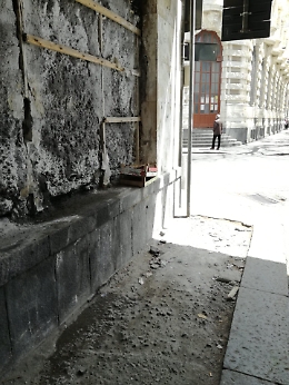 Catania: il degrado del tunnel sotto la villa Bellini