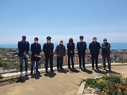 Realmonte, visita al presidio della Legalità del Comandante provinciale dei Carabinieri