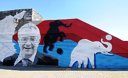 Catania, lavori Enel in piazza Cannavò: murales sarà ripristinato