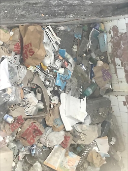 Catania: mini discarica in zona via Acque Casse