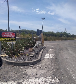 Catania: S. S. Gelso Bianco priva di segnaletica stradale verticale