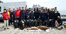 Due anfore romane recuperate nel mare di Ustica