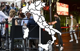 Verso un'Italia tutta bianca (il 21 giugno): c'è l'accordo sui ristoranti, ora le discoteche