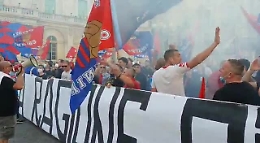 Catania, ultras rossazzurri in corteo: «La matricola 11700 è la nostra Champions»