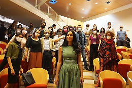 Rula Jebreal agli studenti dell'università di Catania: «Lottate per la libertà»