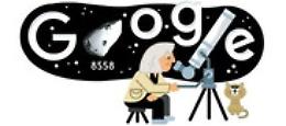 Il doodle di Google dedicato a Margherita Hack, la "Signora delle Stelle"