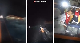 Naufragio di Lampedusa: grida, mani tese e salvagenti nel video della Guardia Costiera