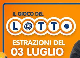Lotto, 10 e Lotto e Superenalotto: le estrazioni di oggi 3 luglio 2021