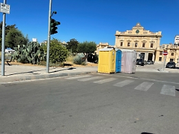Agrigento: bagni chimici deturpano la città