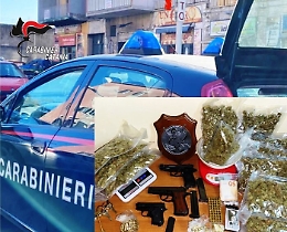 Droga, armi e soldi falsi: arrestato dai carabinieri di Catania