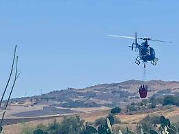 Montagna Ganzaria, un altro incendio devasta la riserva naturale degli Erei