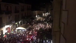 Italia campione d'Europa, a Canicatt&igrave; migliaia in piazza: il video